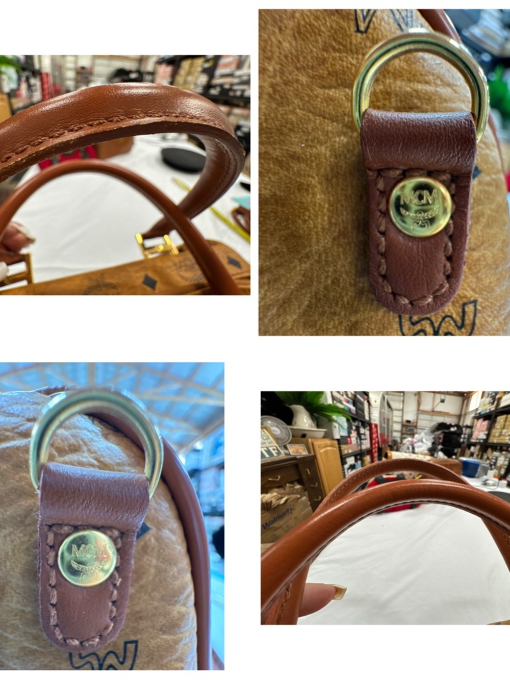 MCM Large Ella Boston Bag with original strap - Picture 12 of 12